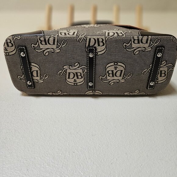 NWT Dooney DL97C Canvas & Leather Satchel + Wristlet Set - Picture 12 of 14